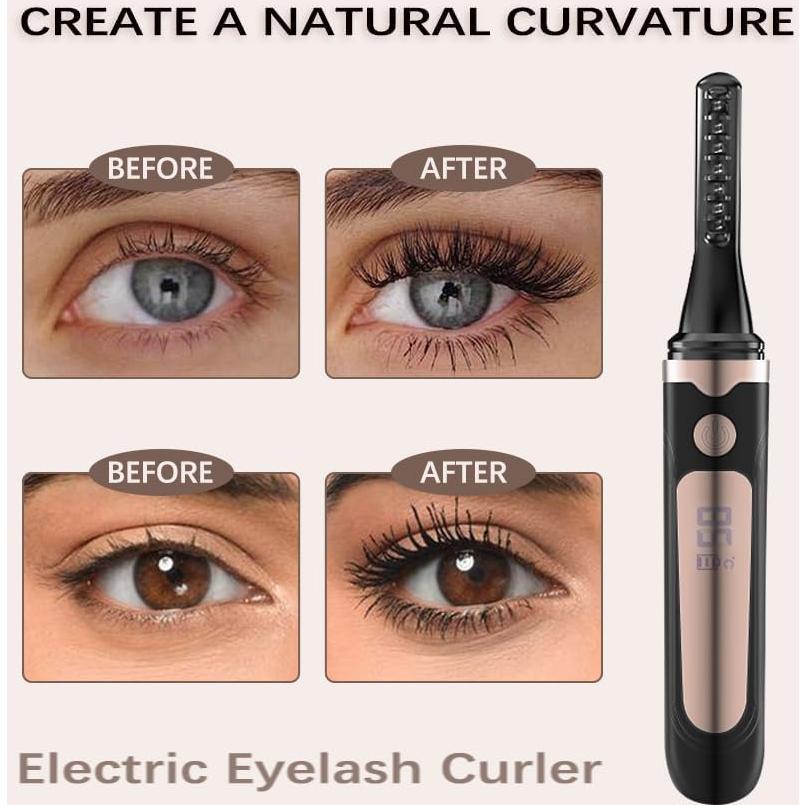 Rizador de Pestañas Eléctrico Yeowdeo Q1056 con 4 Modos y Pantalla LED