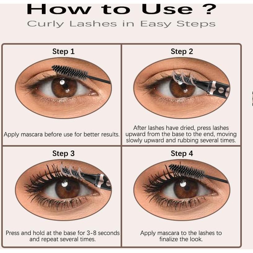 Rizador de Pestañas Eléctrico Yeowdeo Q1056 con 4 Modos y Pantalla LED