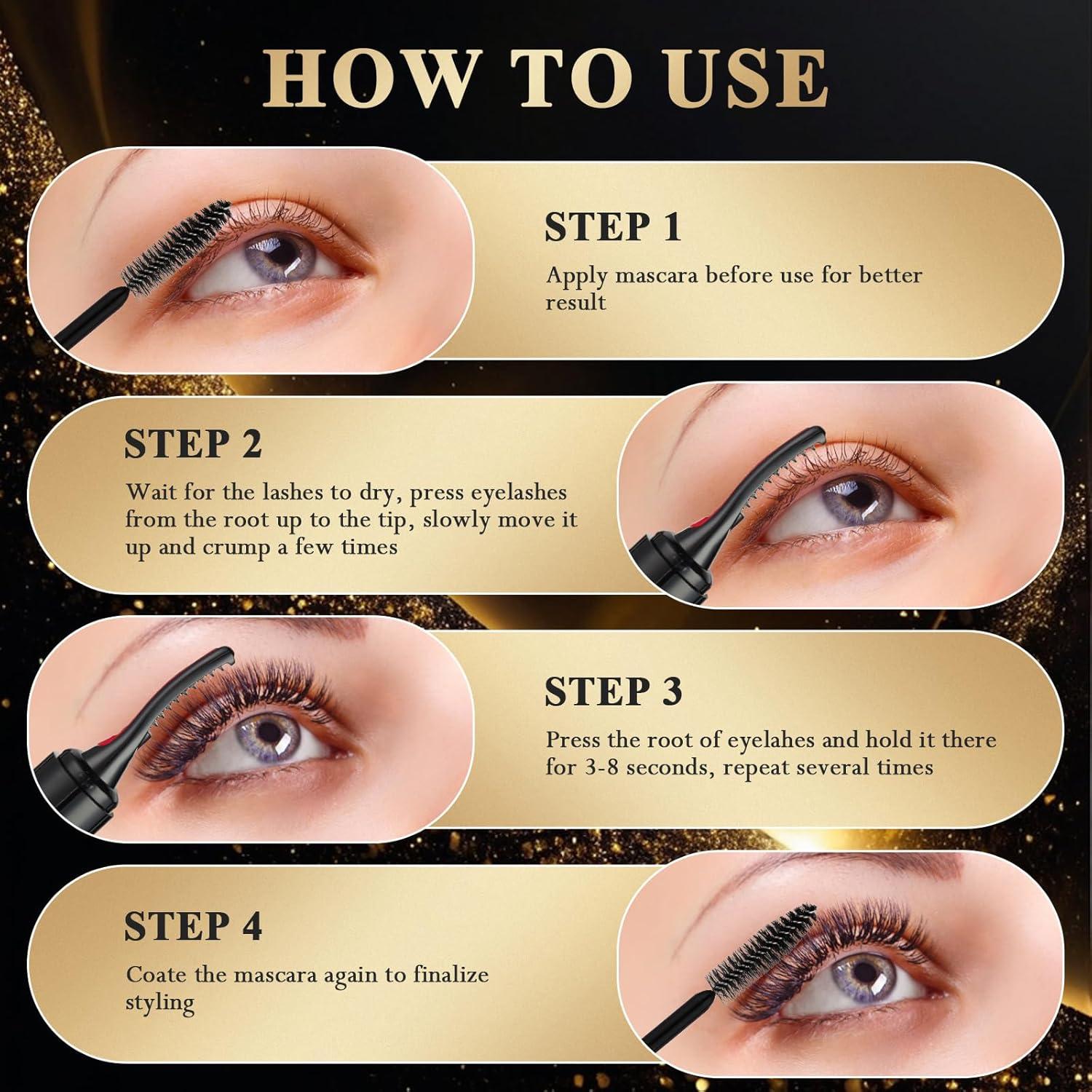 Rizador de Pestañas Eléctrico Morevee Blanco 4 Modos 24h