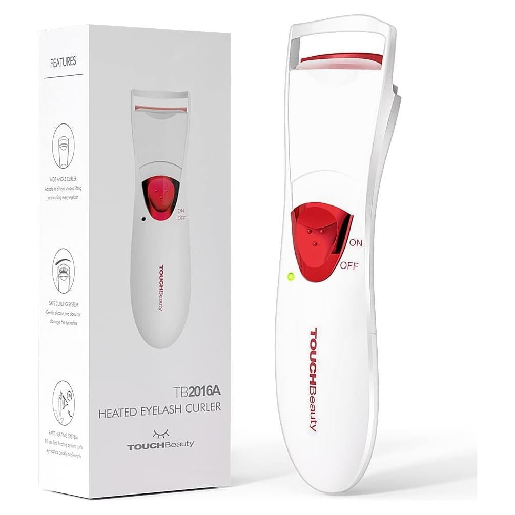 Rizador de Pestañas Calentado TOUCHBeauty TB-2016B - 15s Calentamiento