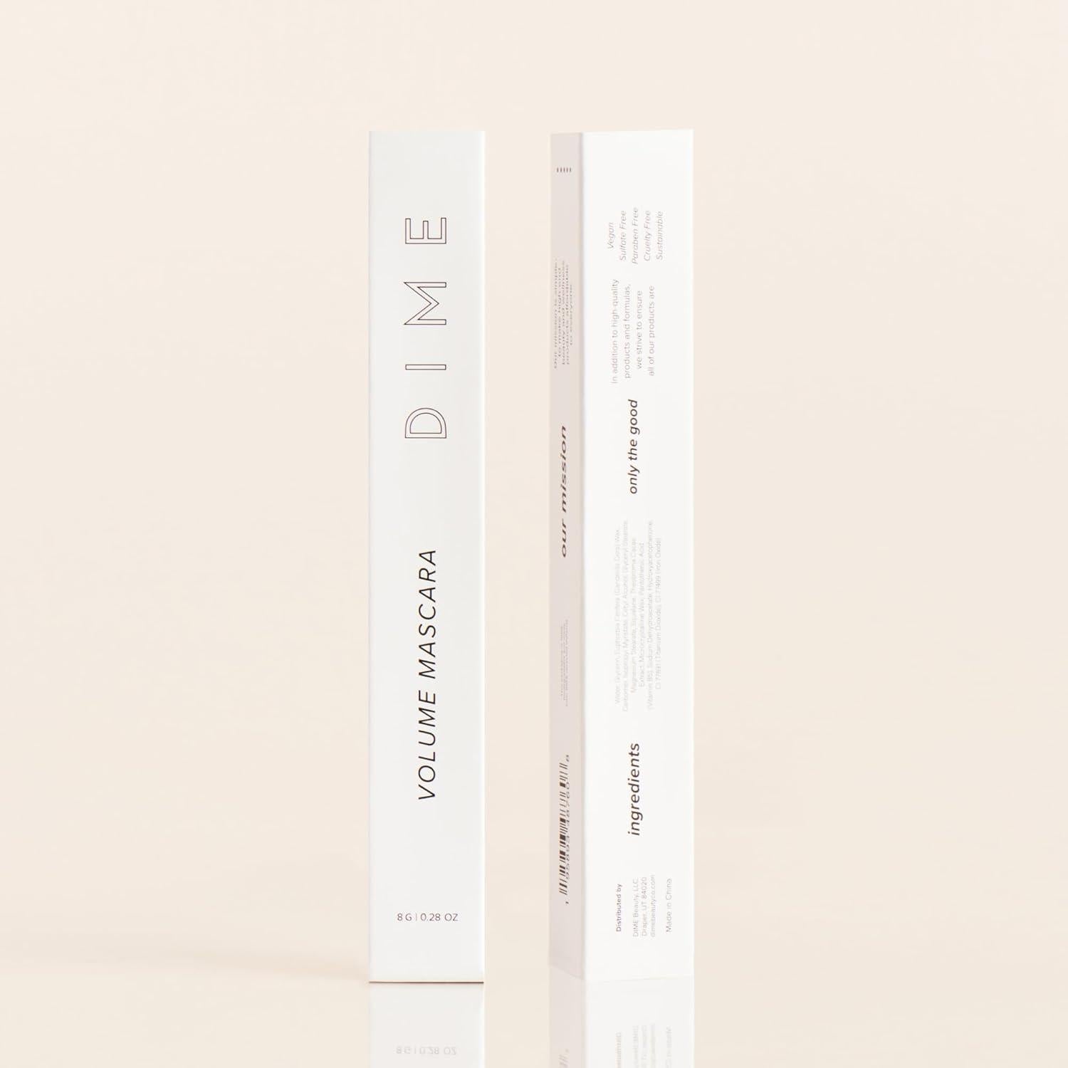 Máscara de Volumen DIME Beauty - Pestañas Más Largas y Gruesas, 8 g