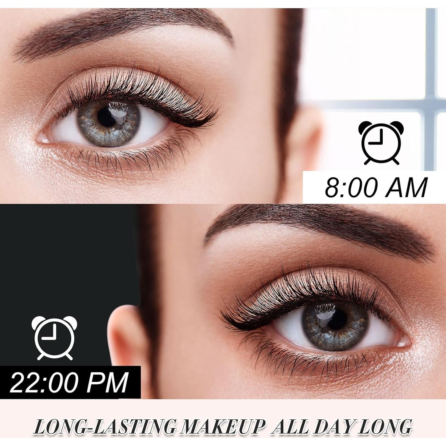 Paquete de 2 Máscaras de Pestañas 4D YEUGSCKA Impermeables