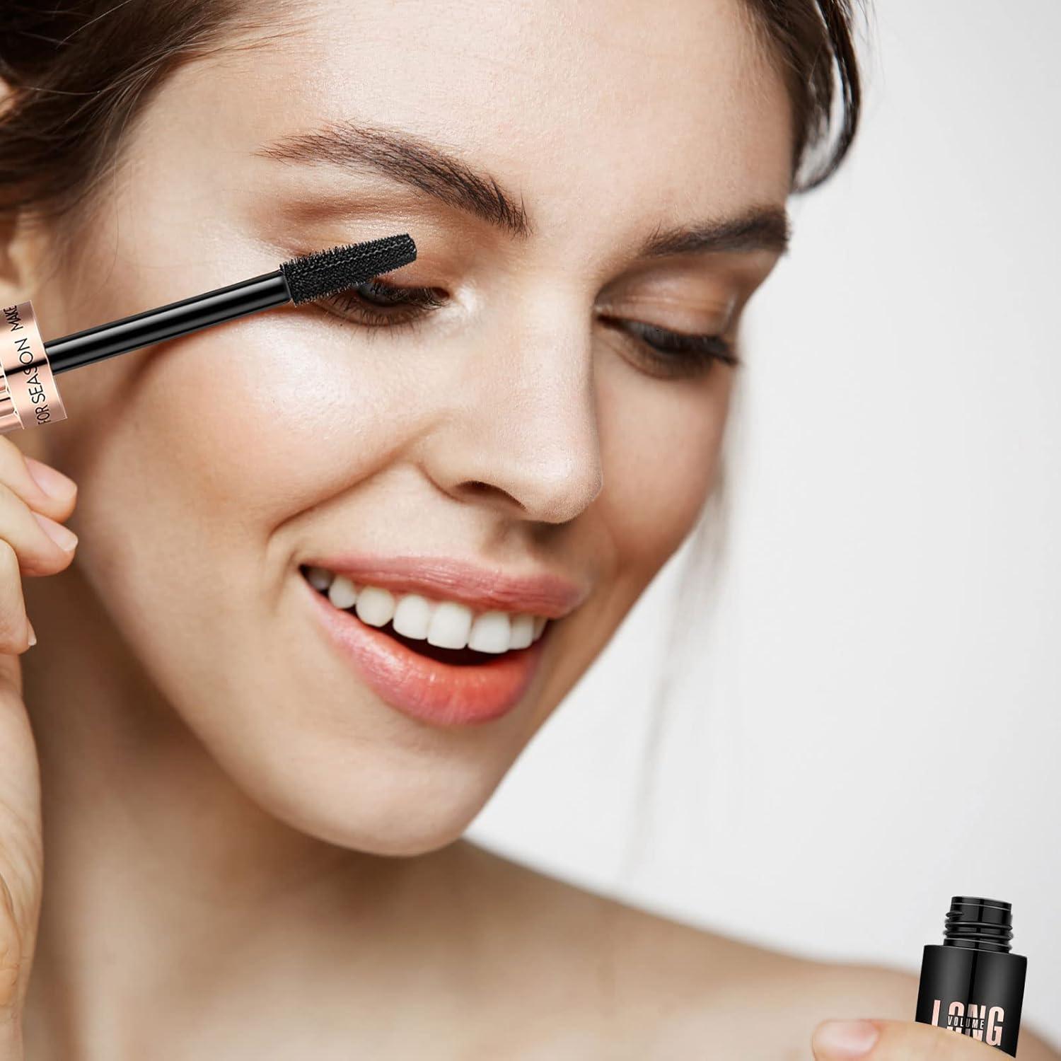 Paquete de 2 Máscaras de Pestañas 4D YEUGSCKA Impermeables