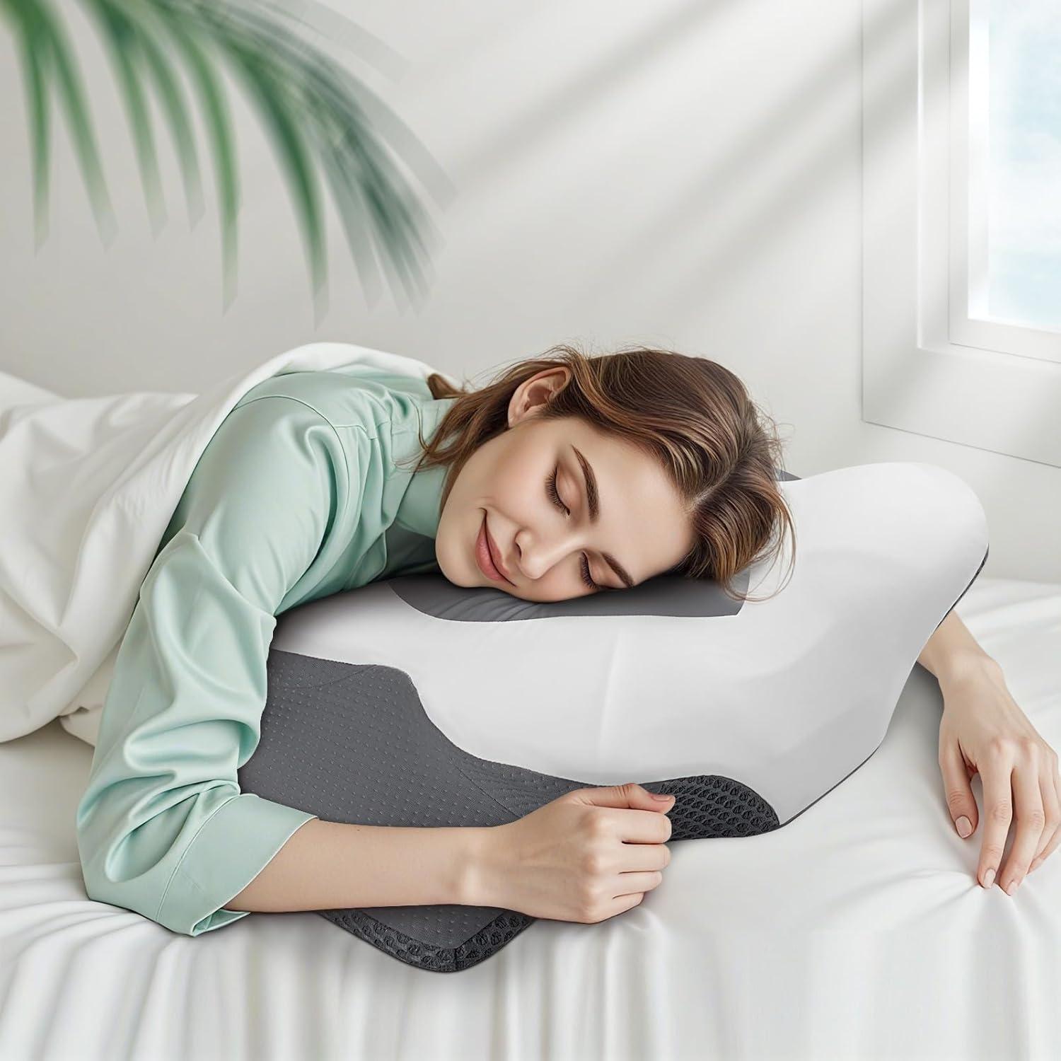 Almohada Cervical Ergonómica TranquilMoments Queen x2 - Espuma con Memoria