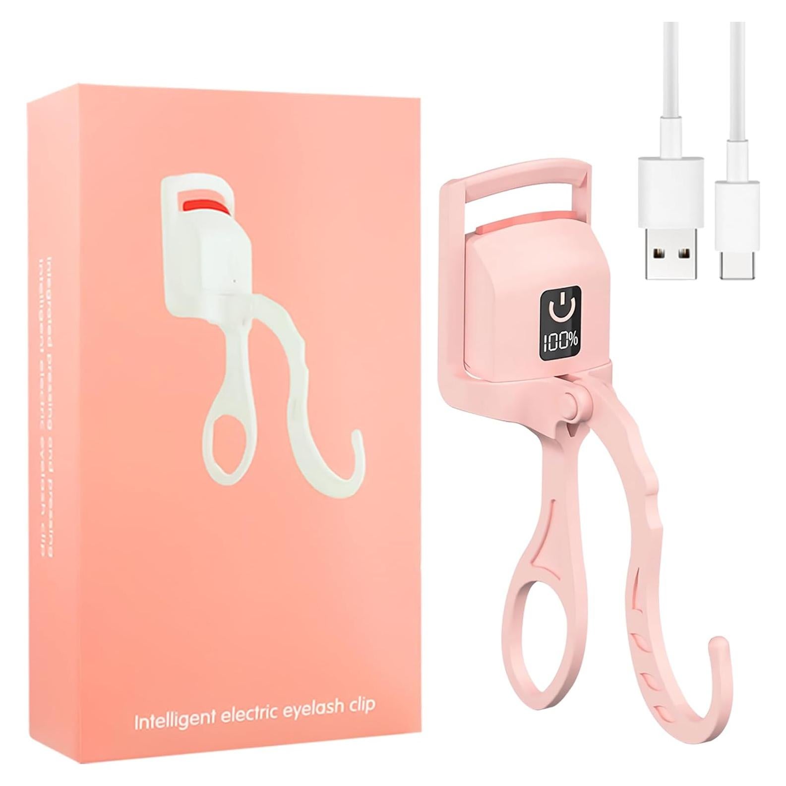 Rizador de Pestañas Eléctrico OneNine Recargable 2025 Rosa