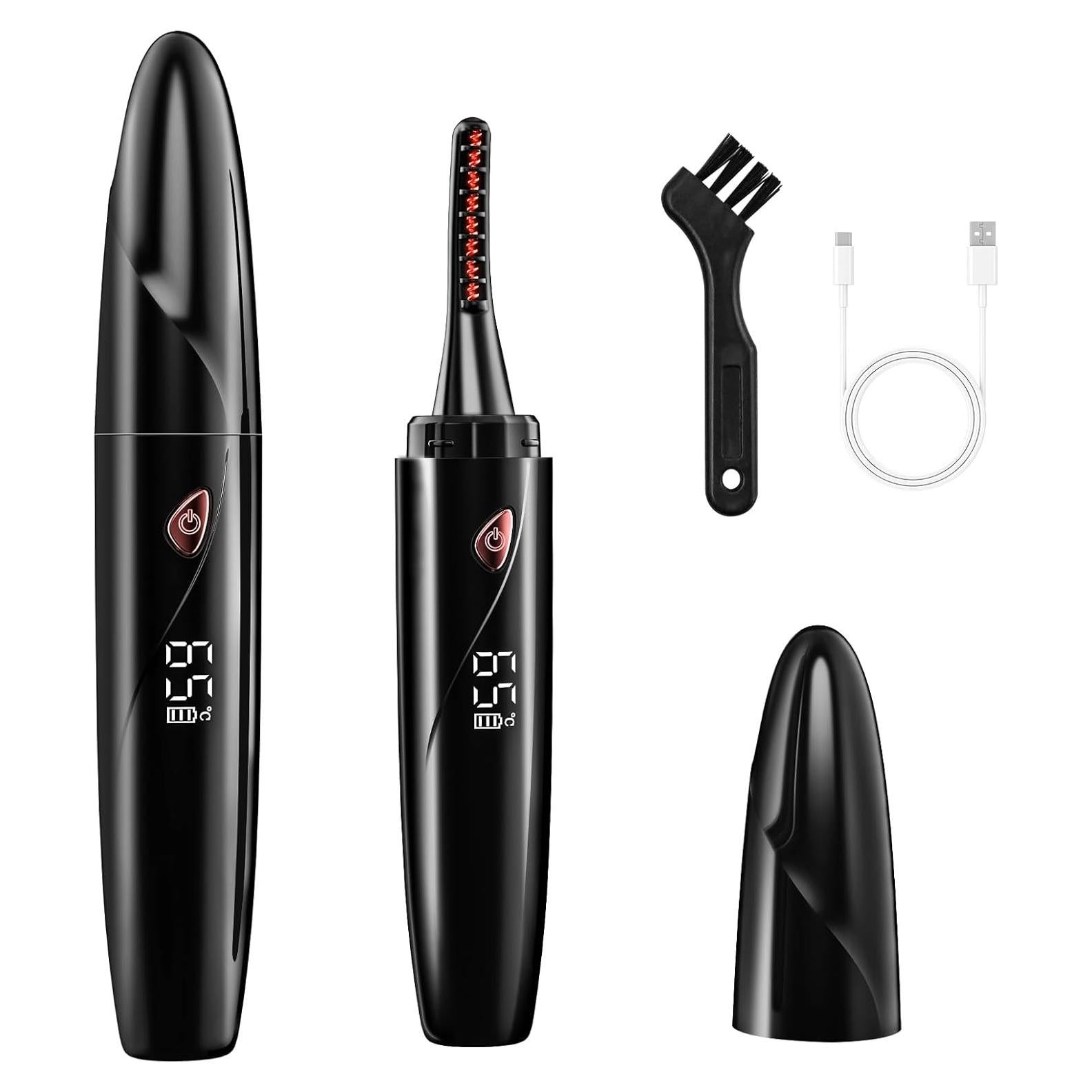 Rizador de Pestañas Calentado Valiayi con 4 Modos y Pantalla LED