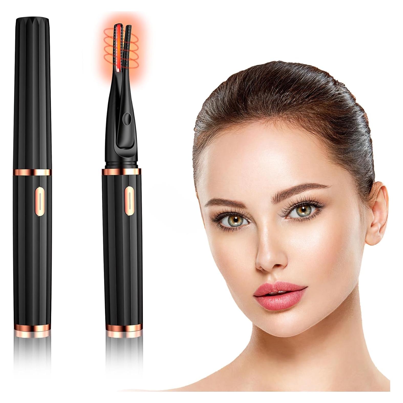 Rizador de Pestañas Calentado 2 en 1 FOREVIVE Negro