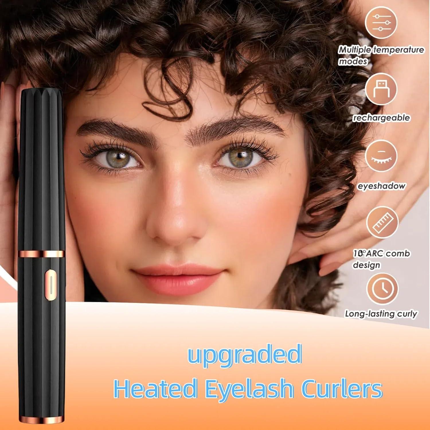 Rizador de Pestañas Calentado 2 en 1 FOREVIVE Negro