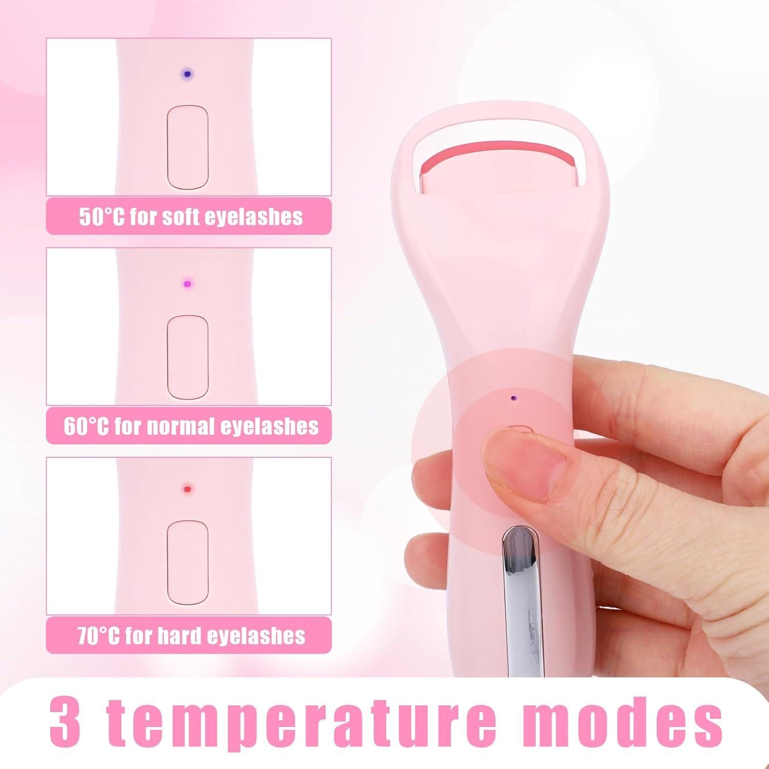 Rizador de Pestañas Eléctrico BTFO M22029 con 3 Modos de Calor