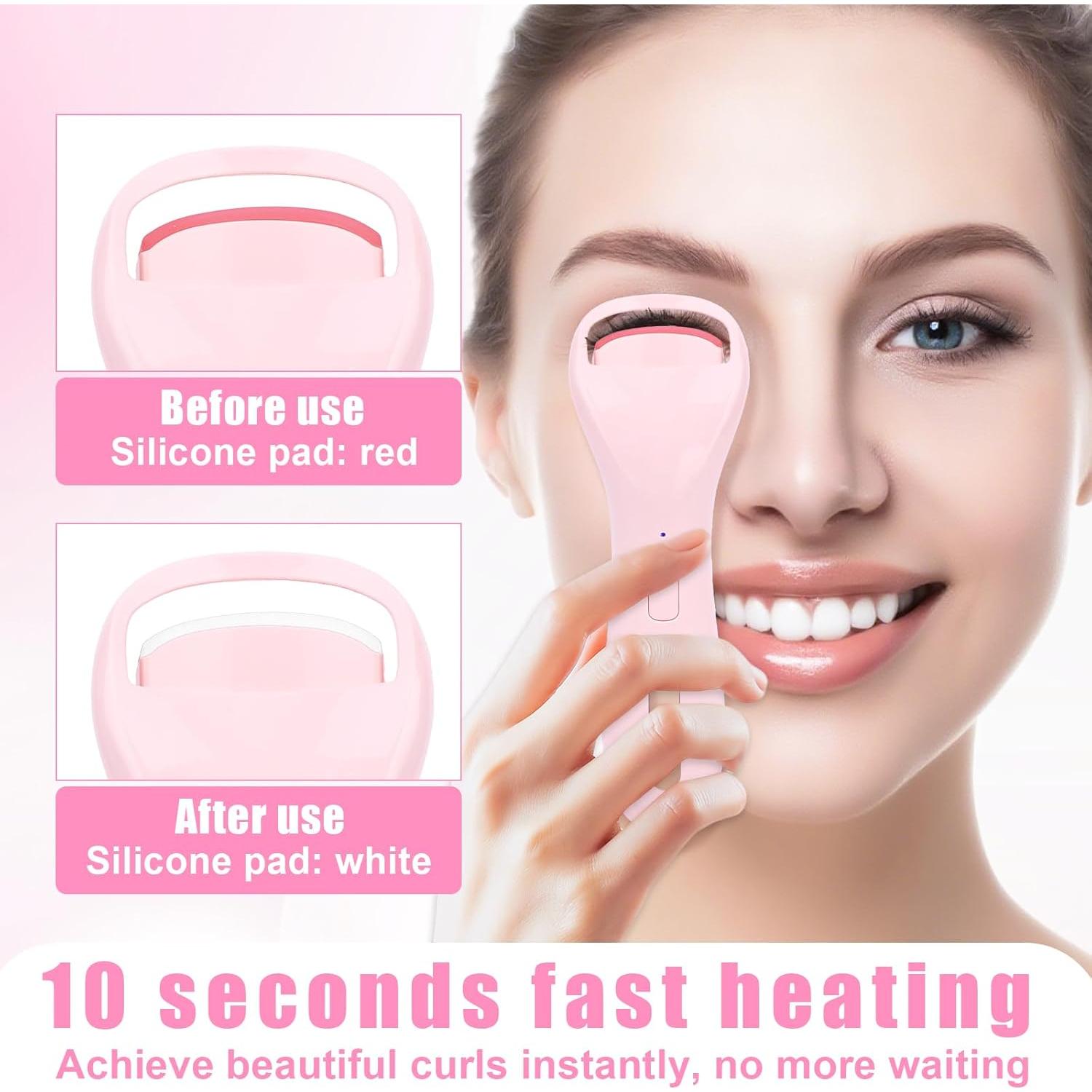 Rizador de Pestañas Eléctrico BTFO M22029 con 3 Modos de Calor