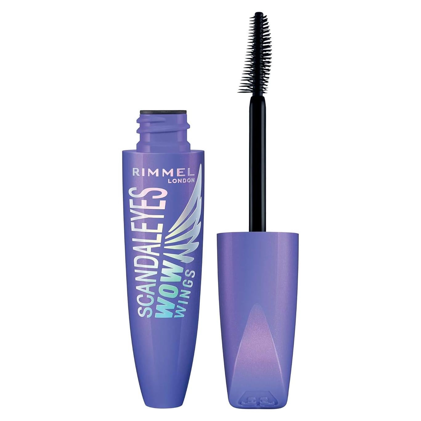 Máscara Rimmel Wow Wings 11.34 ml Voluminizadora Negra