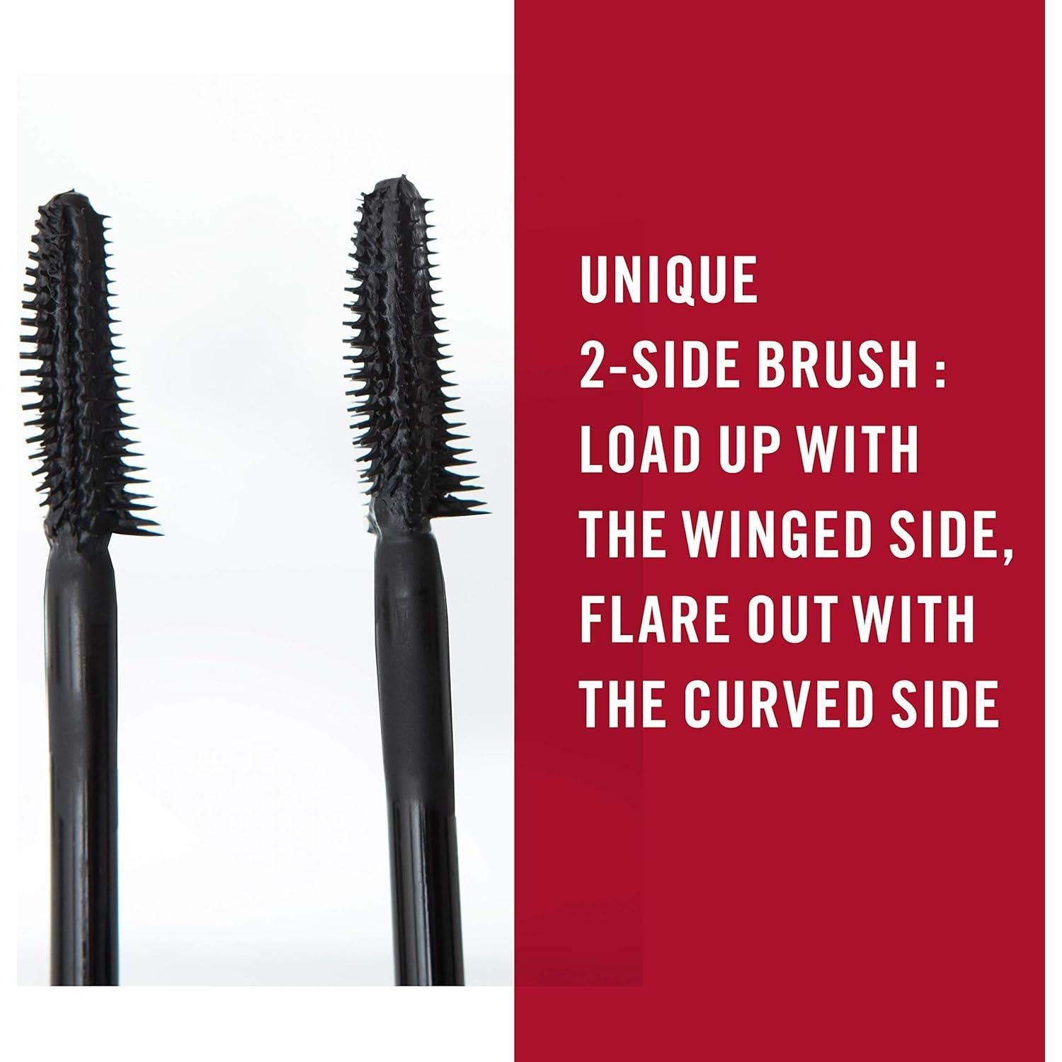 Máscara Rimmel Wow Wings 11.34 ml Voluminizadora Negra