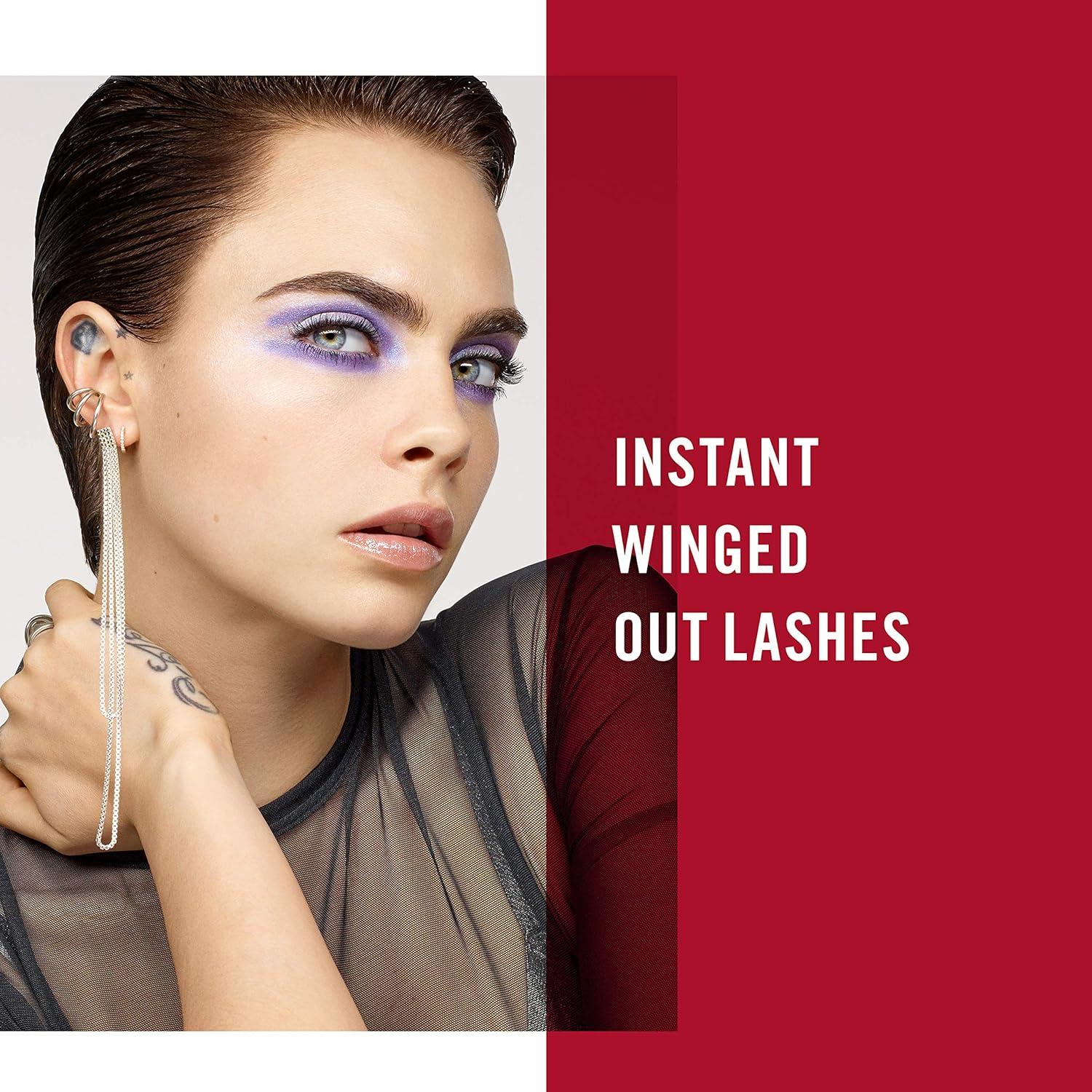 Máscara Rimmel Wow Wings 11.34 ml Voluminizadora Negra