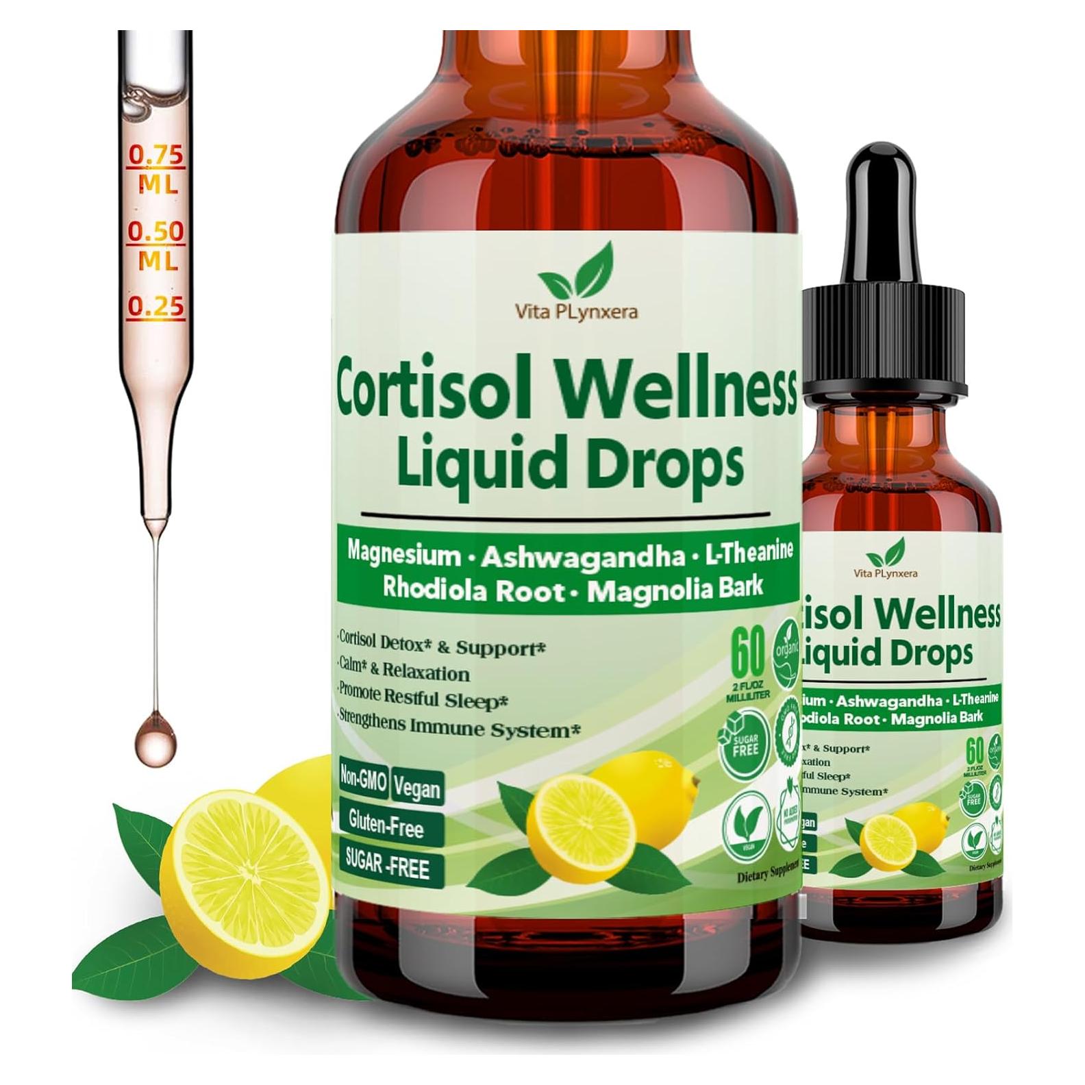 Suplemento Líquido de Cortisol Vita PLynxera 60ml - Detox 17-en-1