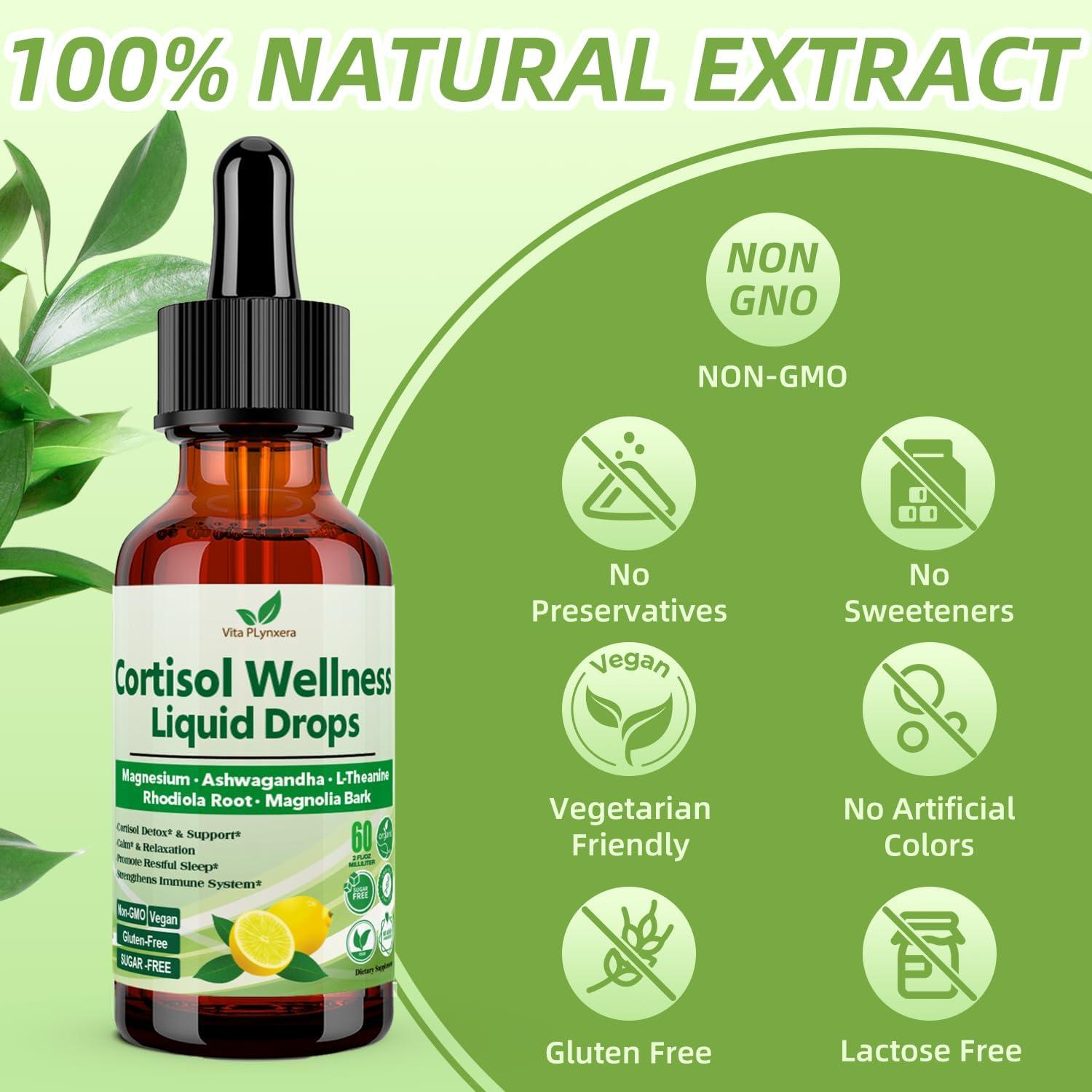 Suplemento Líquido de Cortisol Vita PLynxera 60ml - Detox 17-en-1