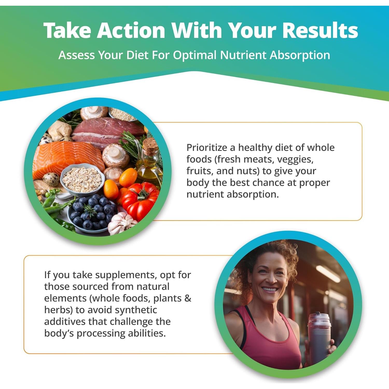 Prueba de Deficiencia Nutricional 5Strands - 80 Vitaminas y Minerales