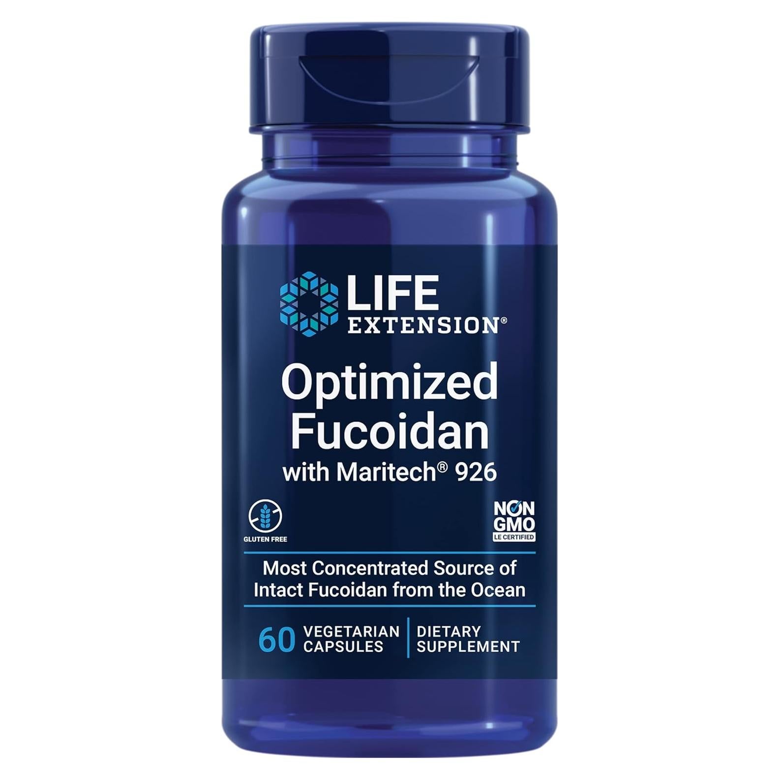 Suplemento Fucoidan Life Extension Maritech 926 60 Cápsulas