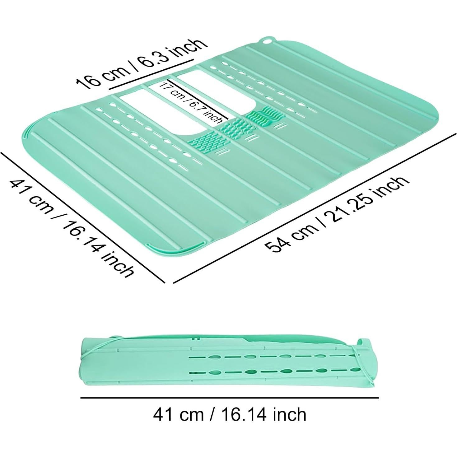 Cubierta Plegable para Fregadero Ranphykx 54x41cm Verde