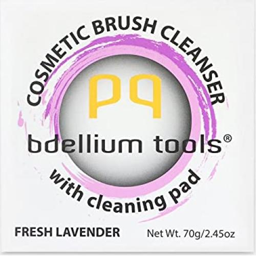 Limpiador de Brochas Cosméticas Bdellium Tools 70g - Jabón Vegano con Almohadilla