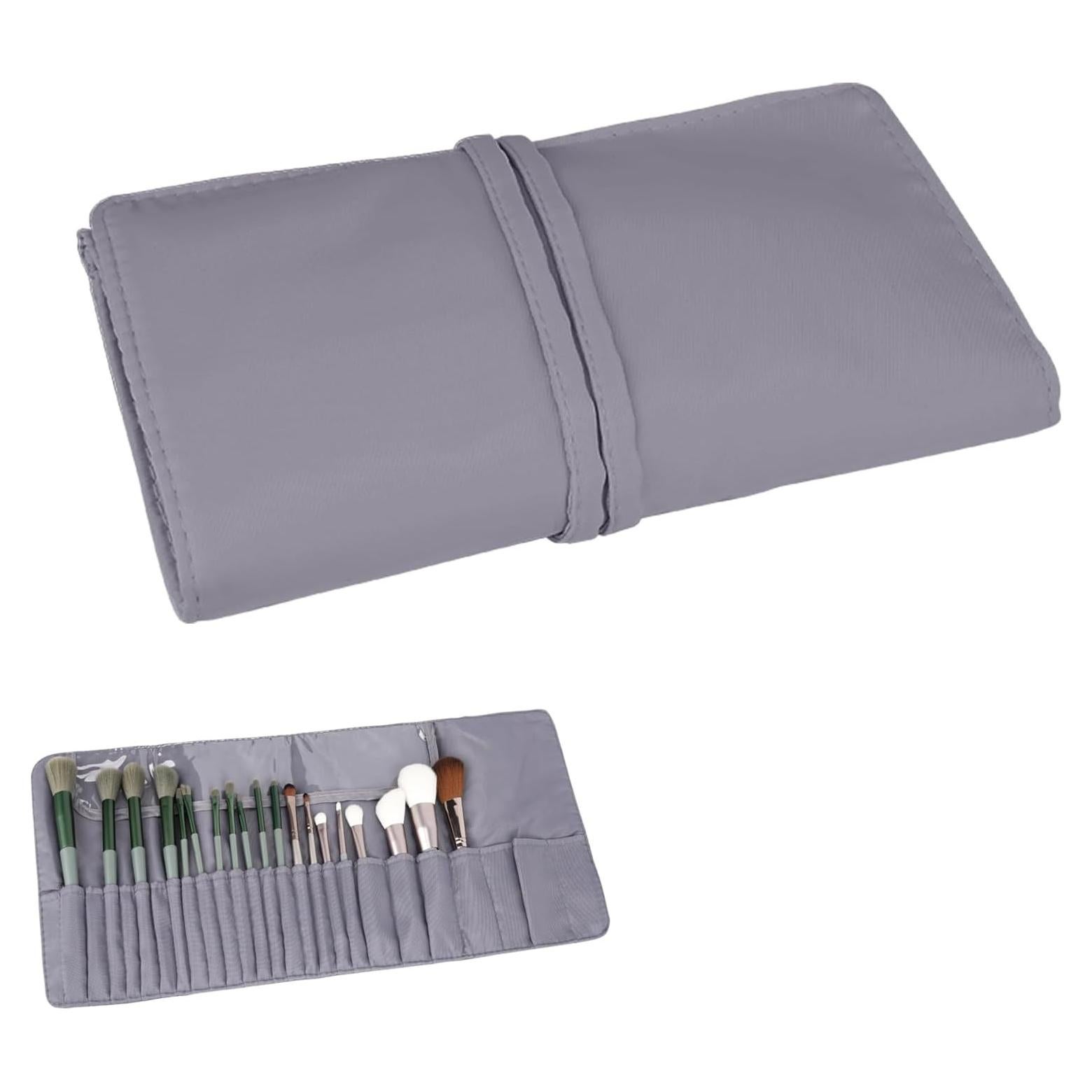 Estuche de Viaje para Brochas de Maquillaje DODAMOUR con Tazón Limpiador