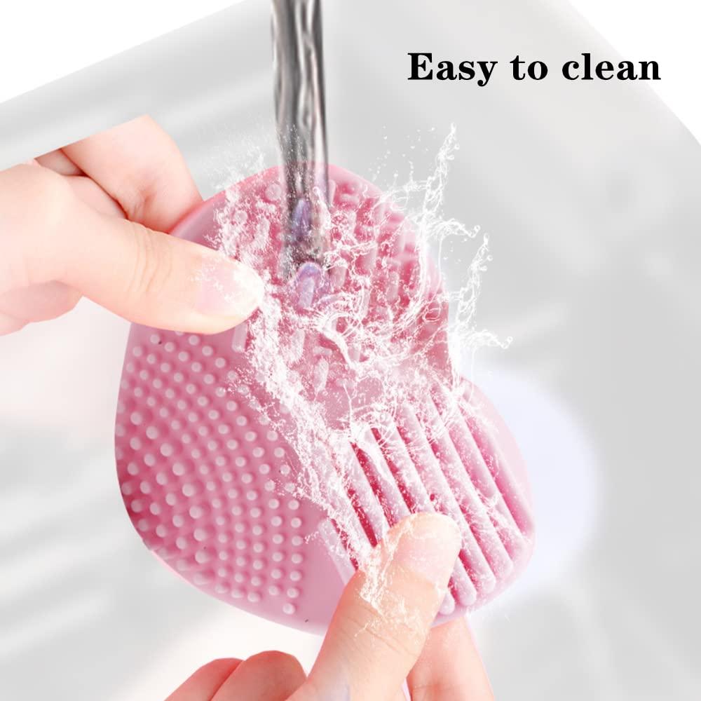 3 Almohadillas Limpiadoras de Brochas de Maquillaje JiathreeJ