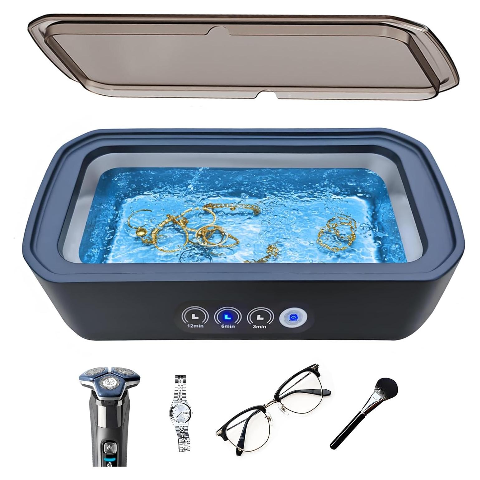 Limpiador Ultrasónico EPOCHWIT VB81 650ml 48kHz para Joyería y Más