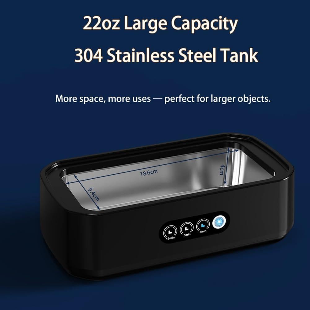 Limpiador Ultrasónico EPOCHWIT VB81 650ml 48kHz para Joyería y Más