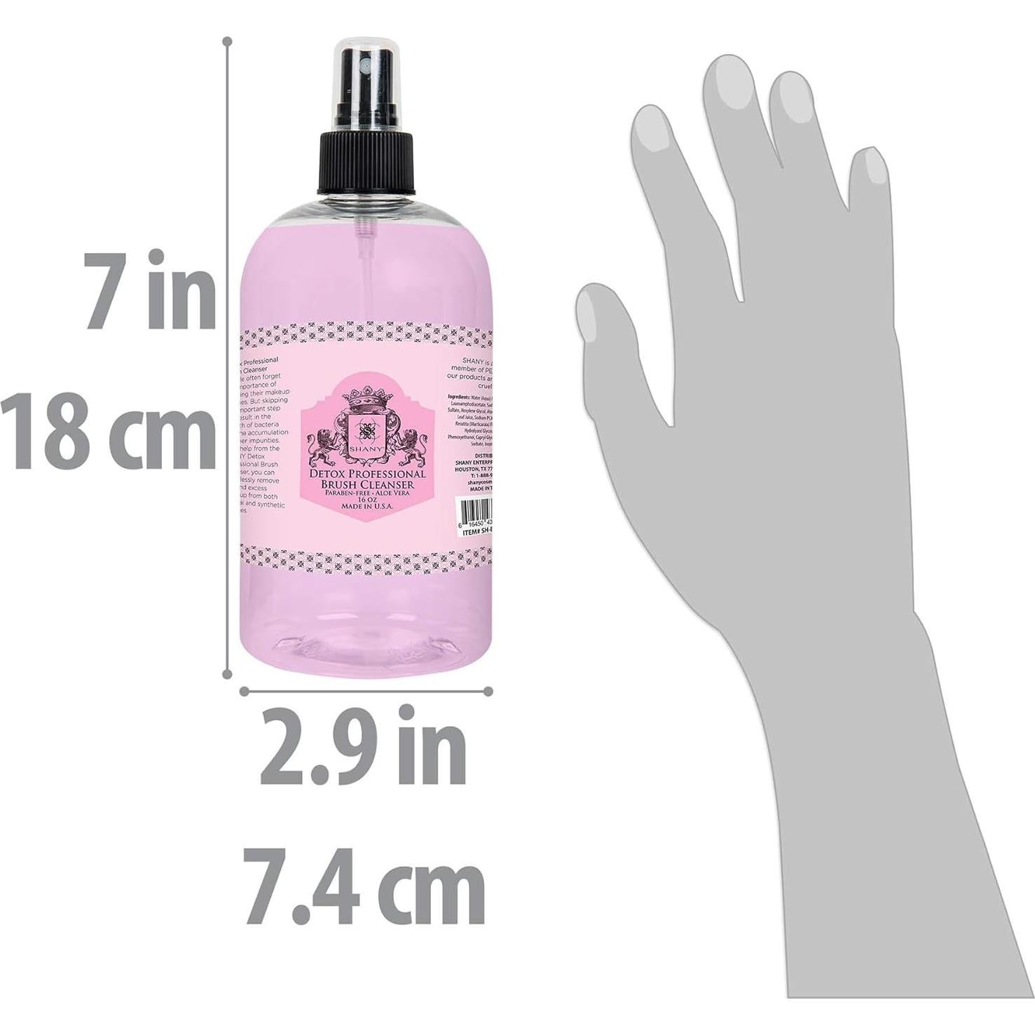 Champú Limpiador Profesional SHANY para Brochas 453g