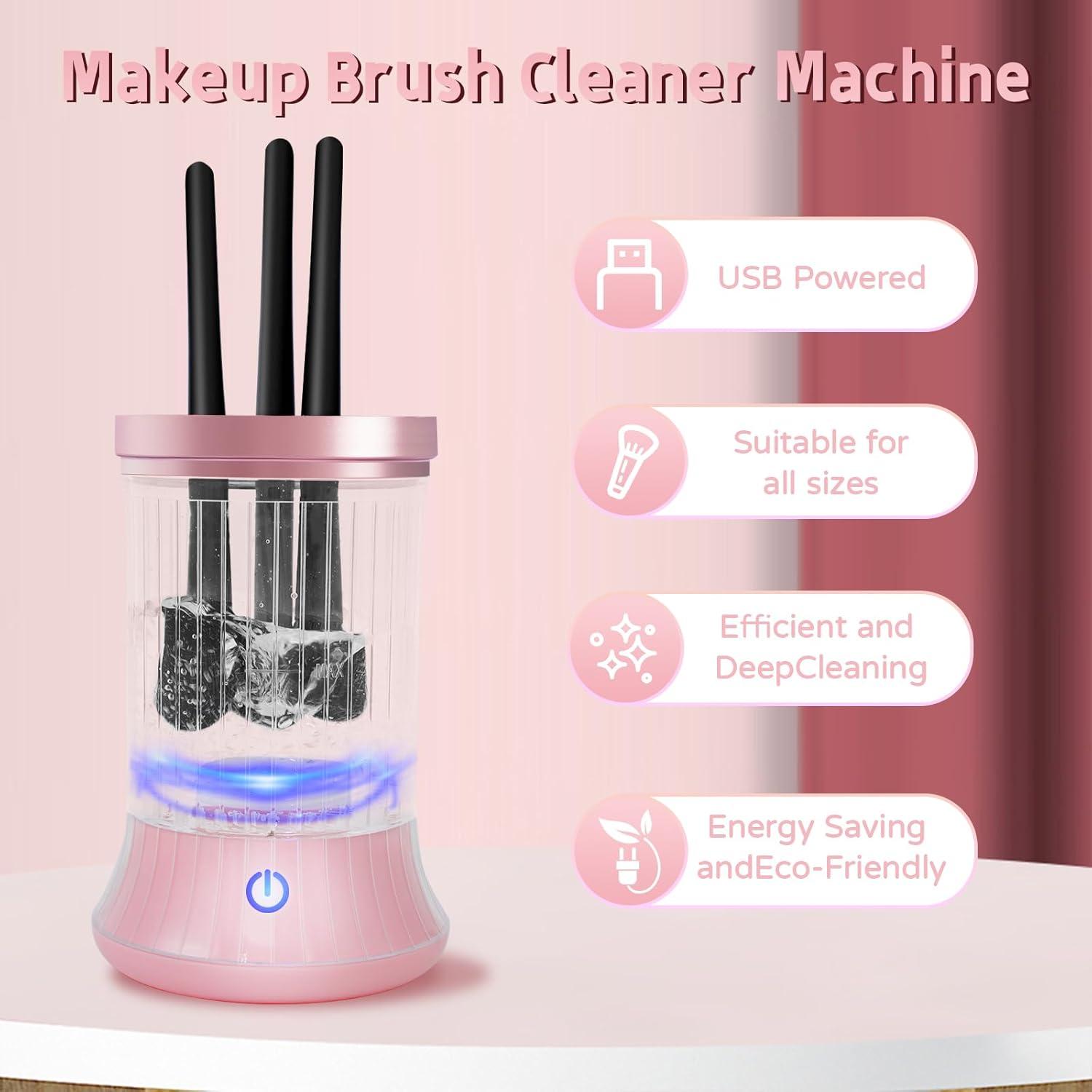 Limpiador Eléctrico de Brochas de Maquillaje Portátil - 7000 RPM