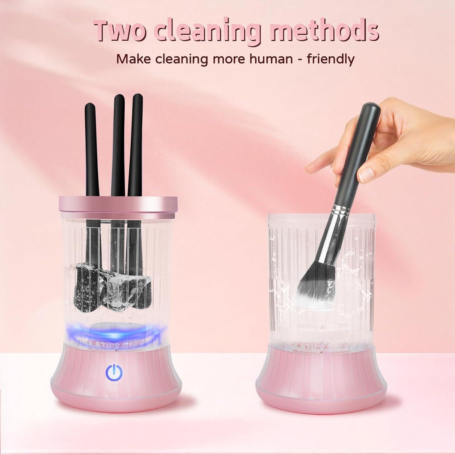 Limpiador Eléctrico de Brochas de Maquillaje Portátil - 7000 RPM