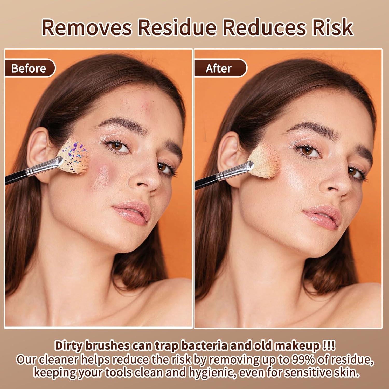 Limpiador Eléctrico de Brochas de Maquillaje ASTONFOG - Alta Velocidad