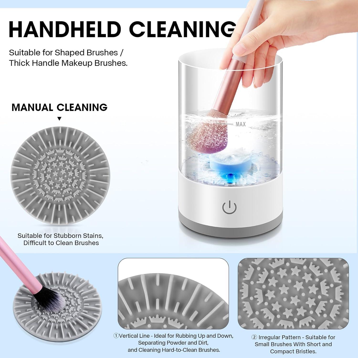 Limpiadora Eléctrica de Brochas Shmian - Portátil 2 en 1