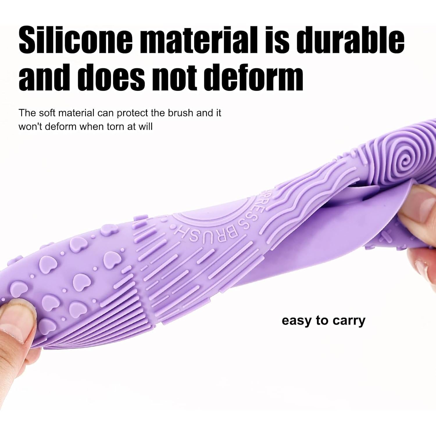 4 Piezas Alfombrilla Limpiadora de Brochas de Silicona PKRFCJ