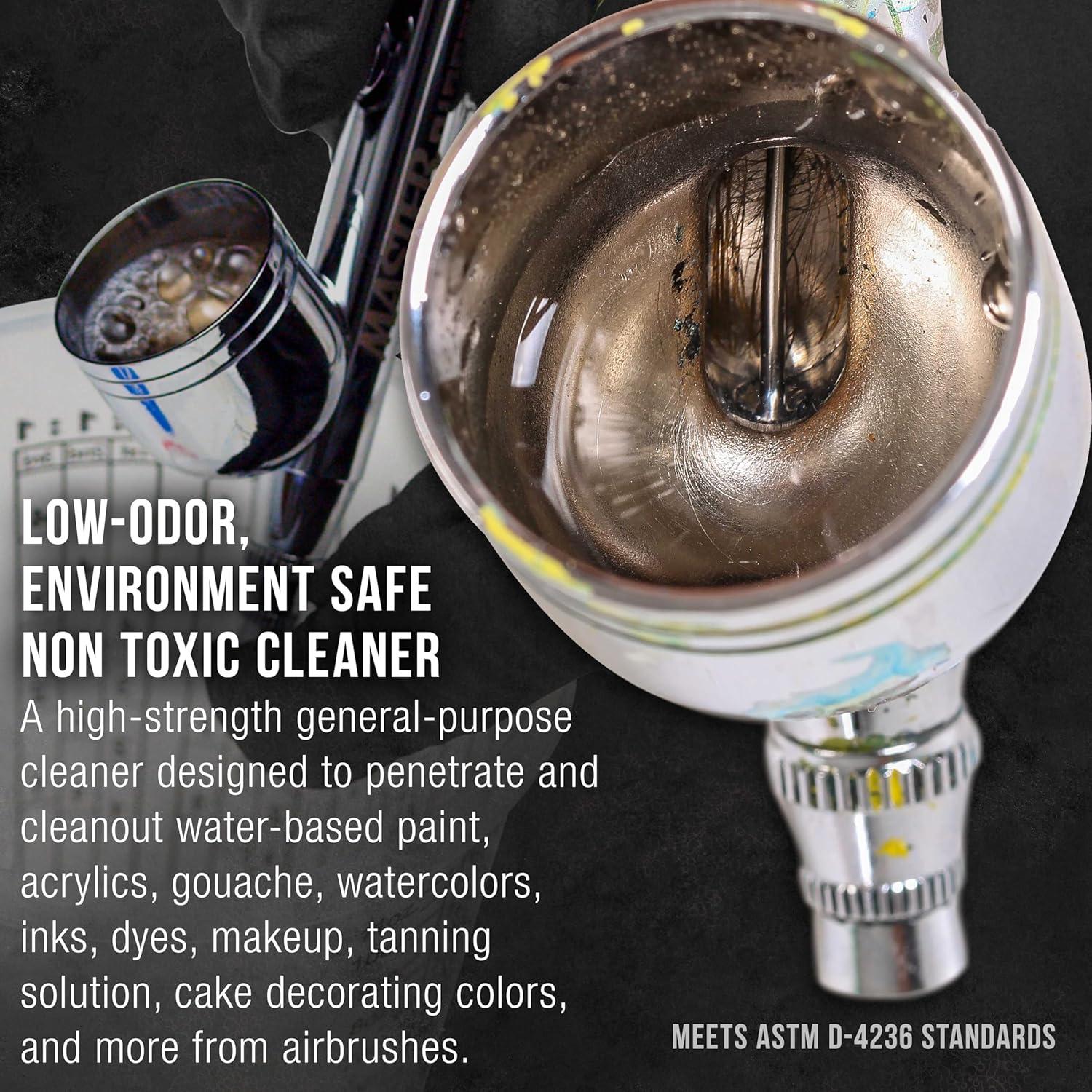 Limpiador de Aerógrafo U.S. Art Supply 473ml - Solución Rápida