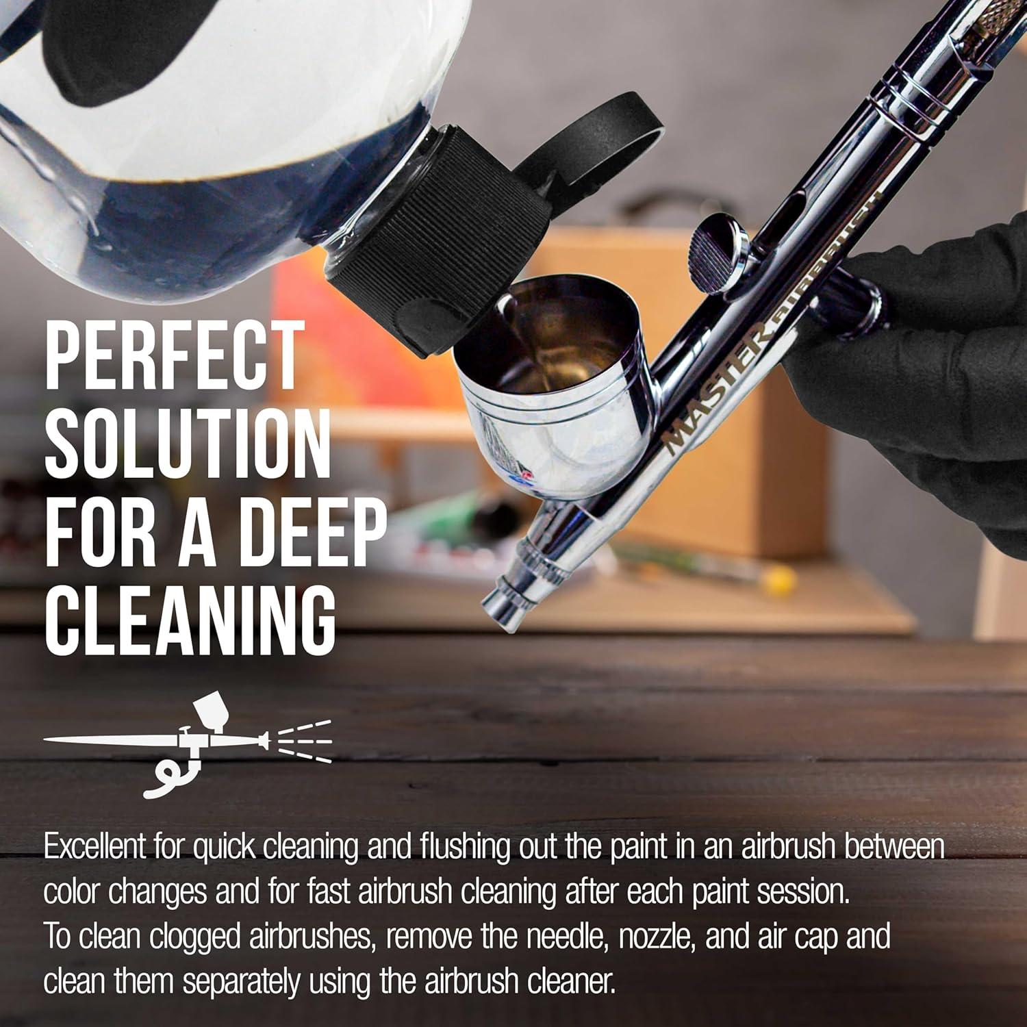 Limpiador de Aerógrafo U.S. Art Supply 473ml - Solución Rápida