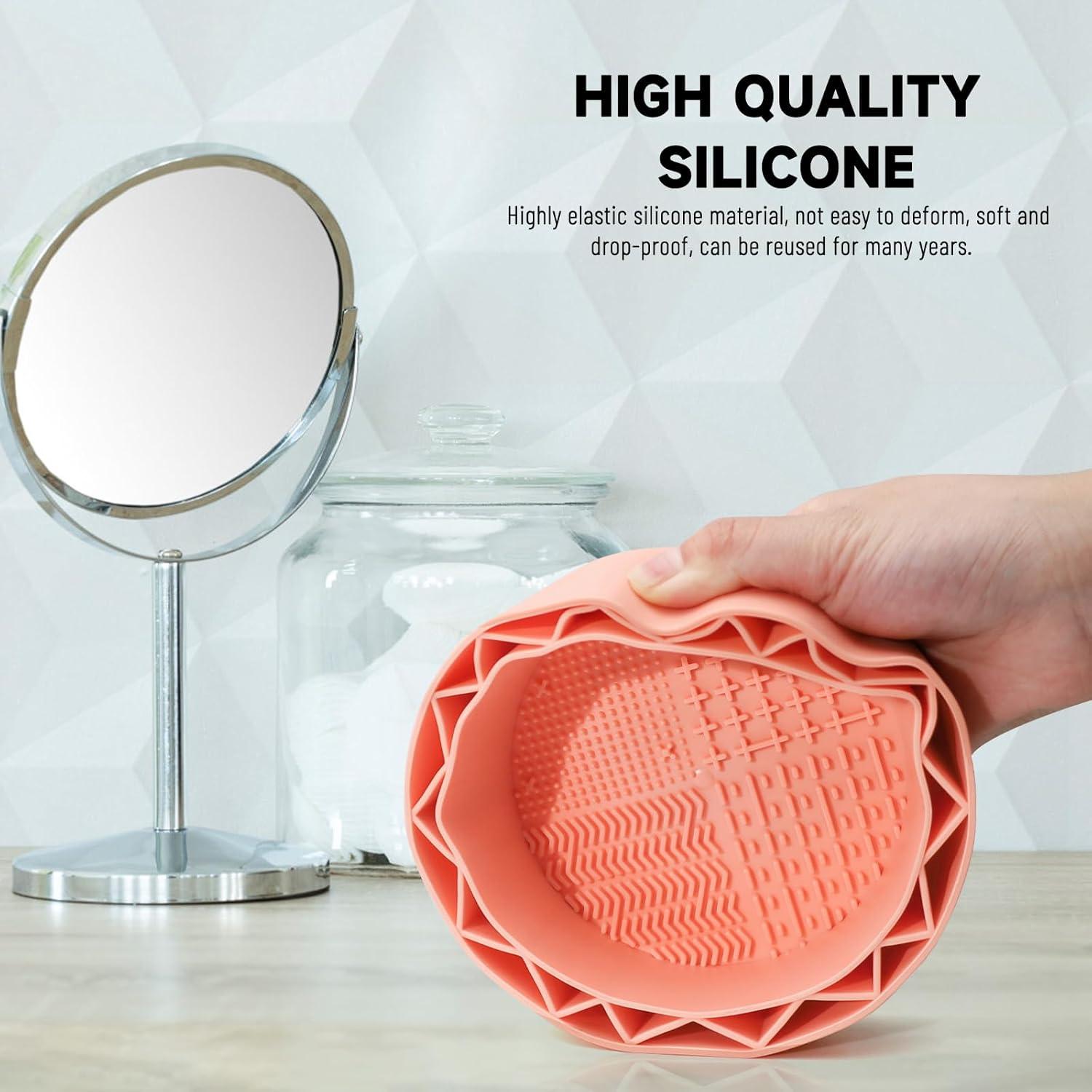 Alfombrilla Limpiadora de Brochas LELE LIFE Naranja 14x14cm