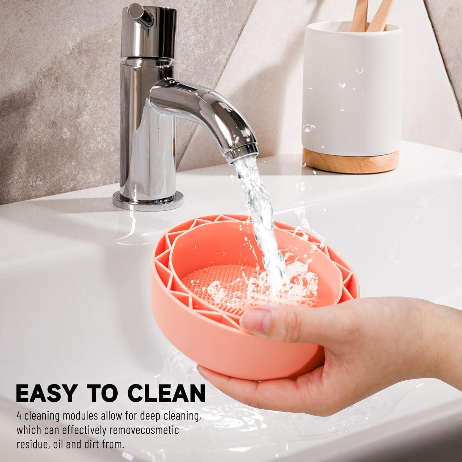 Alfombrilla Limpiadora de Brochas LELE LIFE Naranja 14x14cm