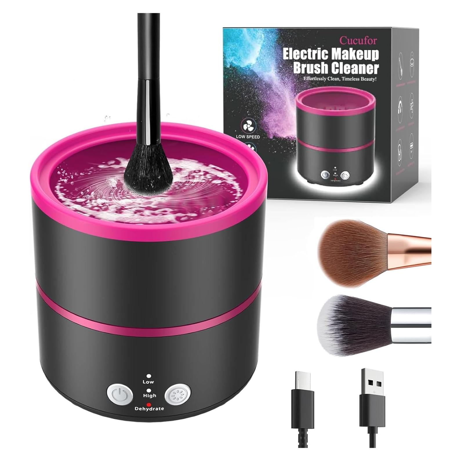 Limpiadora de Brochas de Maquillaje Eléctrica Cucufor MC-101BKP