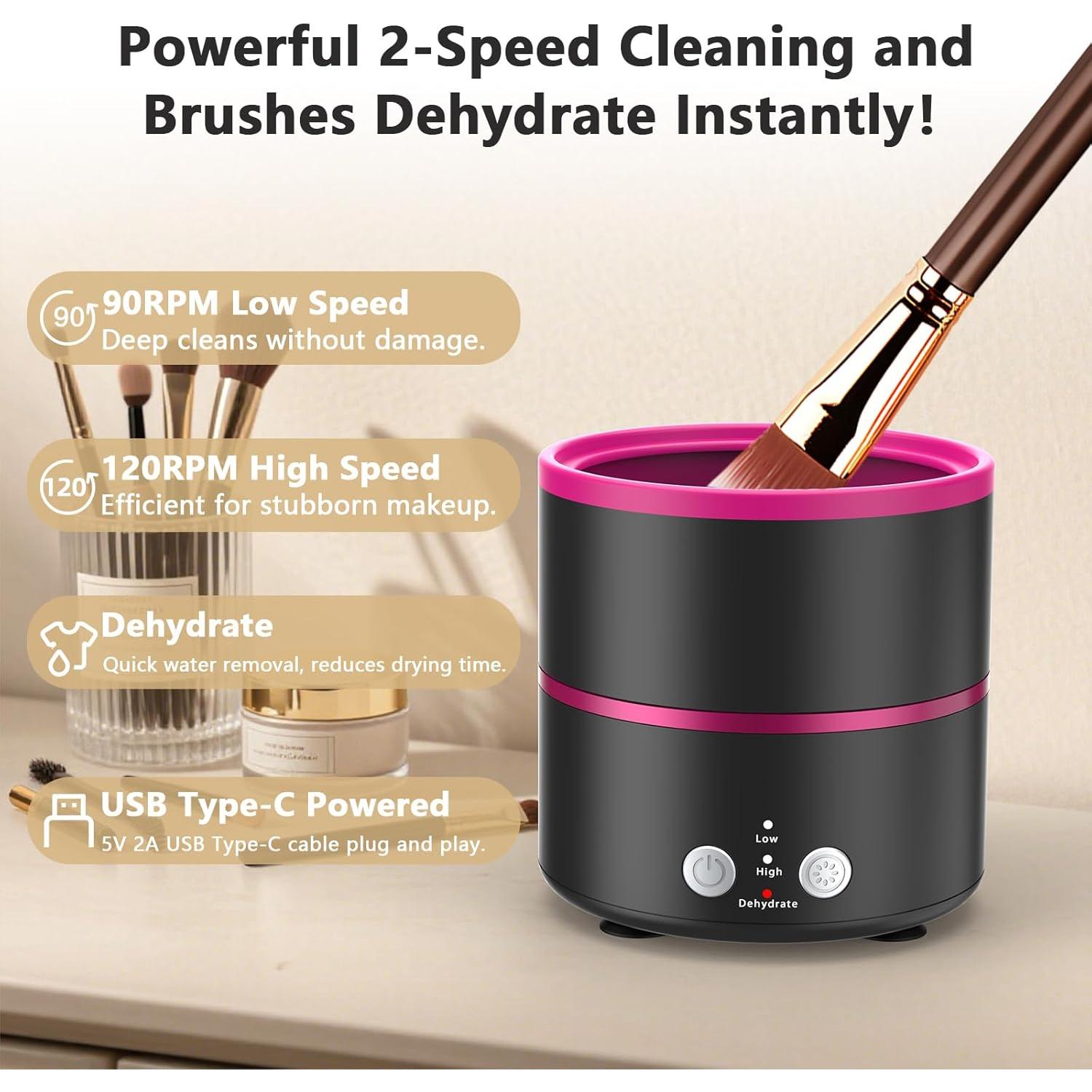 Limpiadora de Brochas de Maquillaje Eléctrica Cucufor MC-101BKP