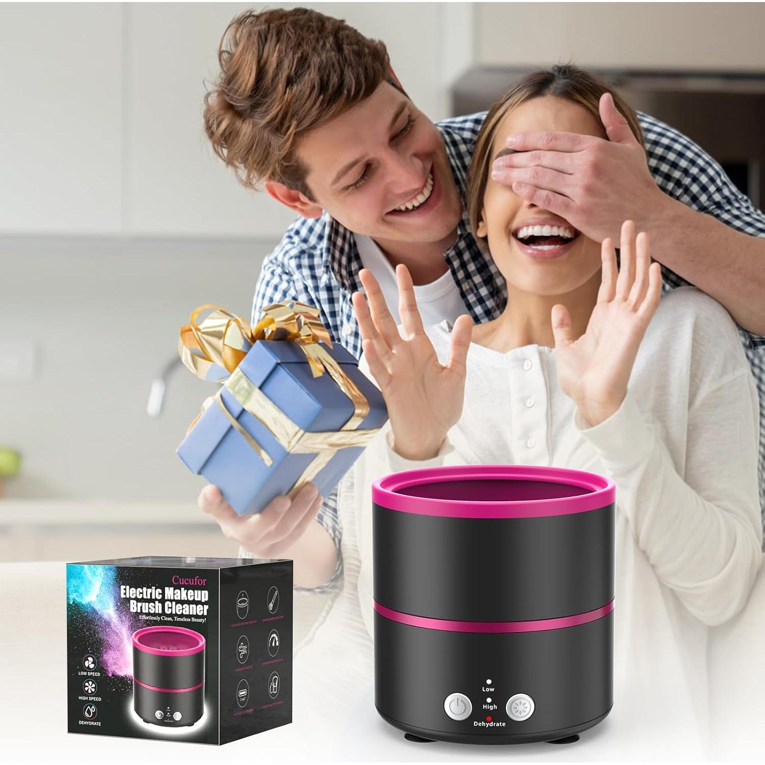 Limpiadora de Brochas de Maquillaje Eléctrica Cucufor MC-101BKP