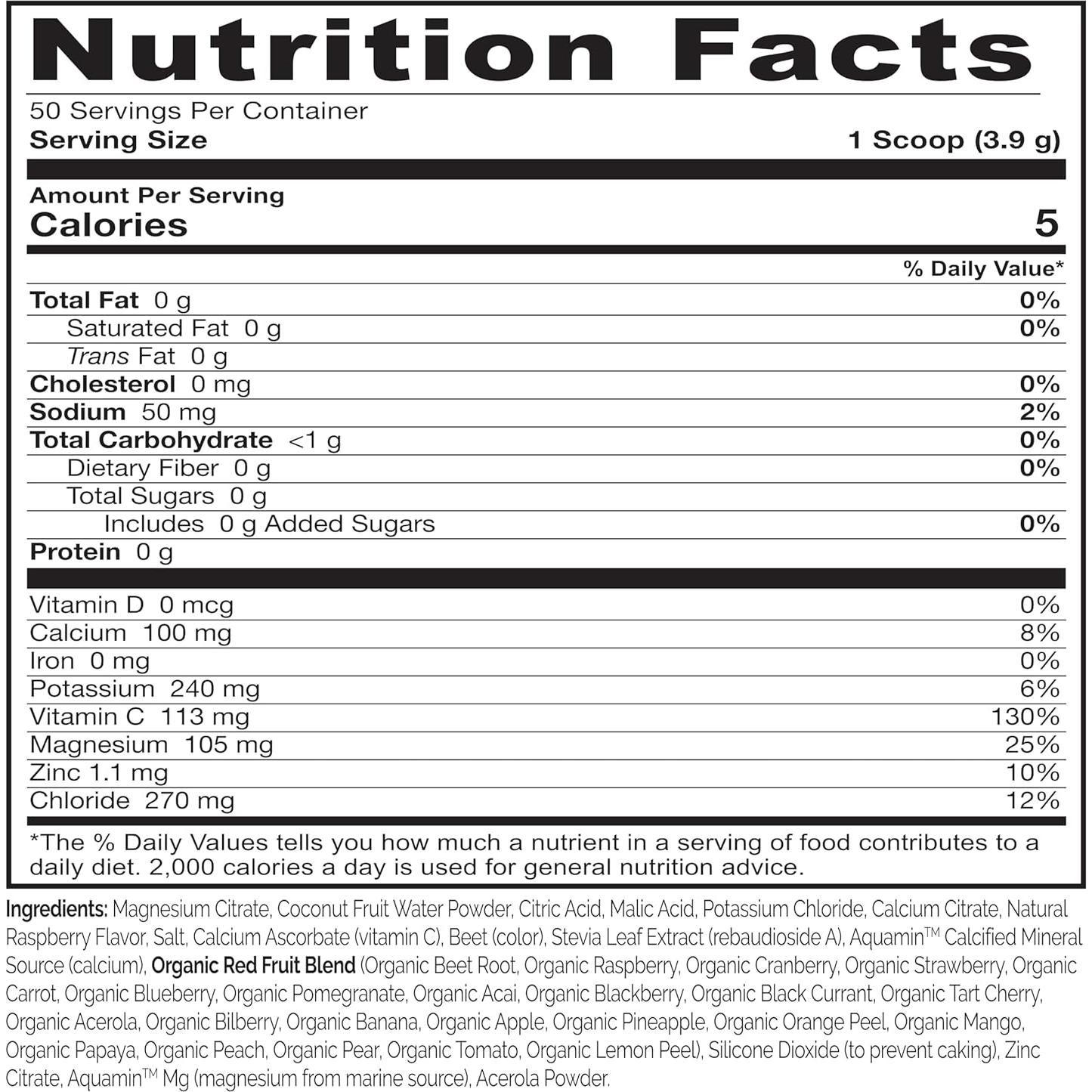 Polvo de Electrolitos NATURELO 50 Porciones Sabor Bayas