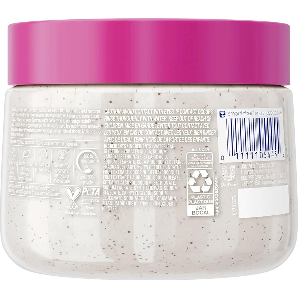Exfoliante Corporal Dove Fruta del Dragón y Coco 425 g