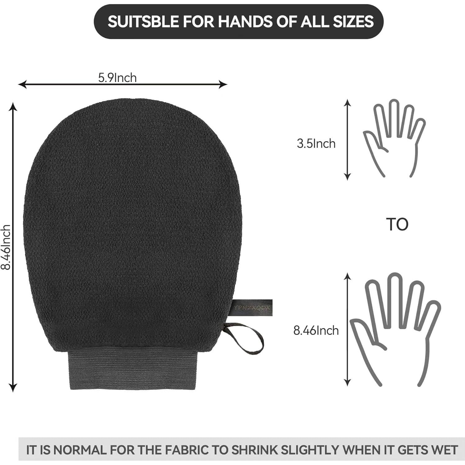 Guantes Exfoliantes YPNZXQDX 2 Pcs para Ducha - Limpieza Profunda