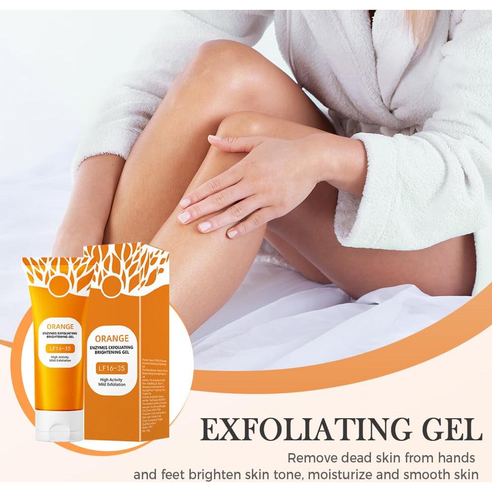 Gel Exfoliante de Naranja Lagwry 104.9 ml Hidratante Facial y Corporal