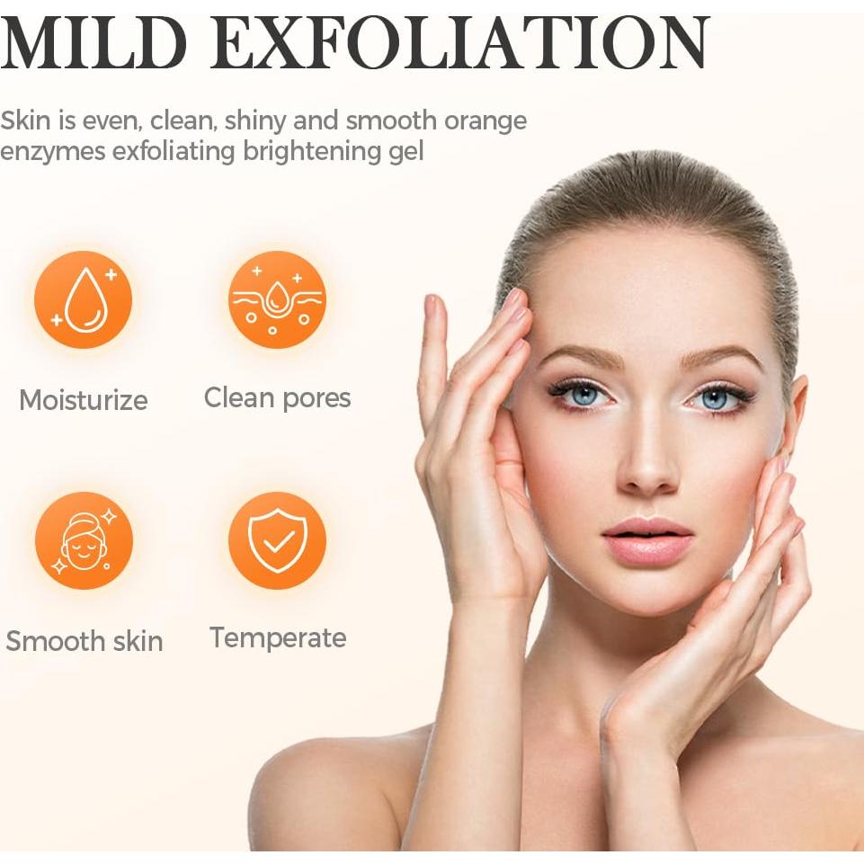 Gel Exfoliante de Naranja Lagwry 104.9 ml Hidratante Facial y Corporal