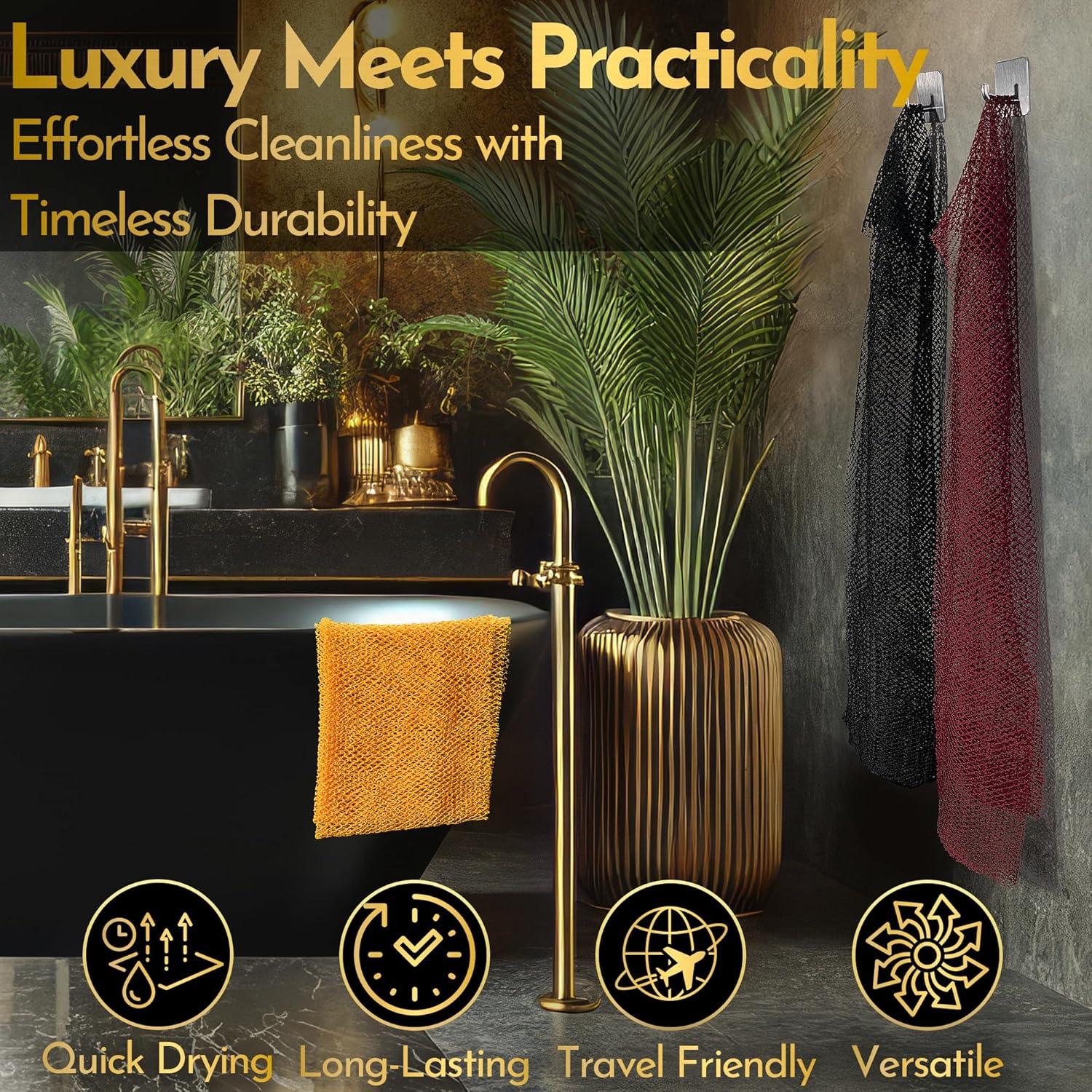 Esponja Exfoliante de Red Africana Zulu Zest - Paquete de 3