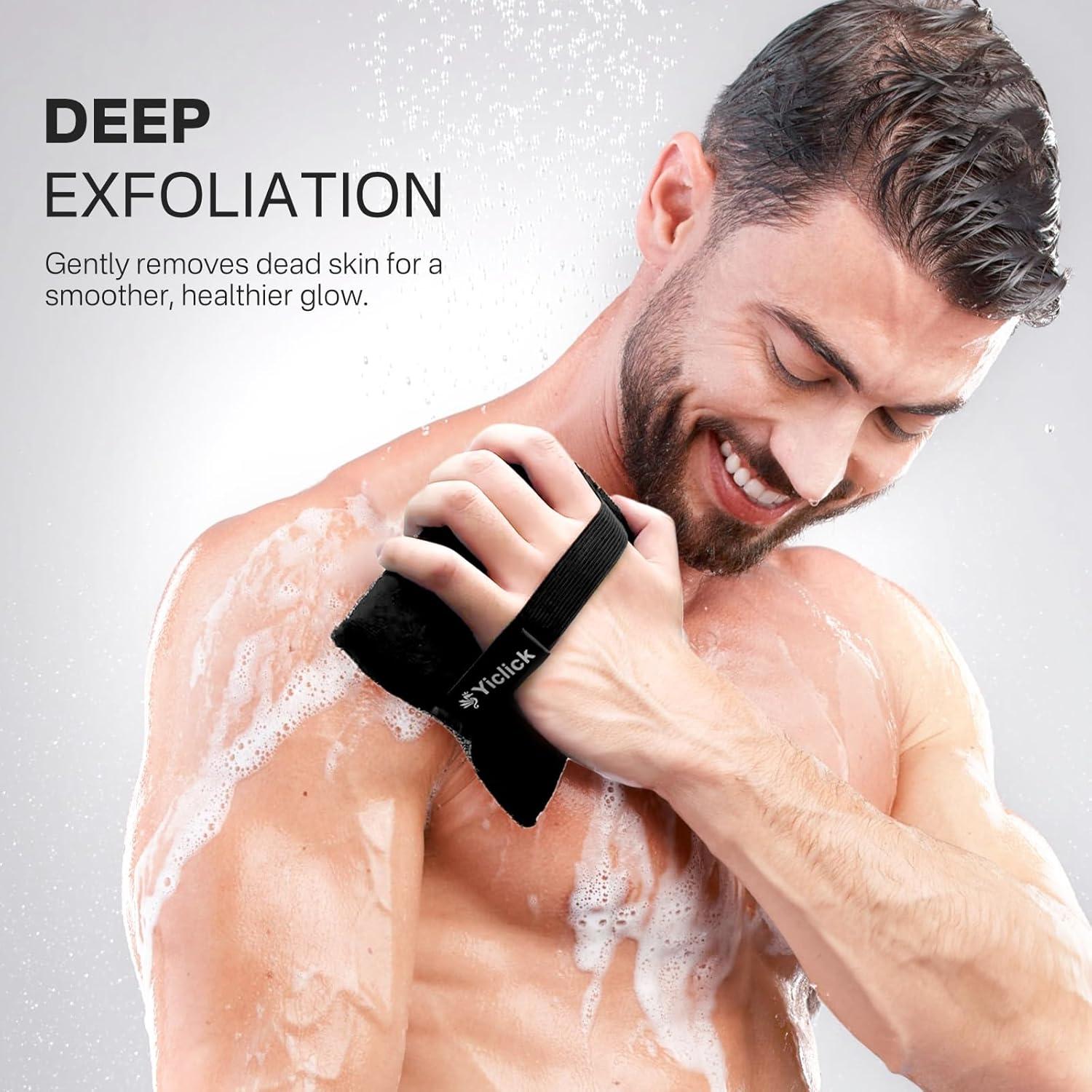 Esponja Exfoliante Corporal Yiclick con Mango - 2 Piezas