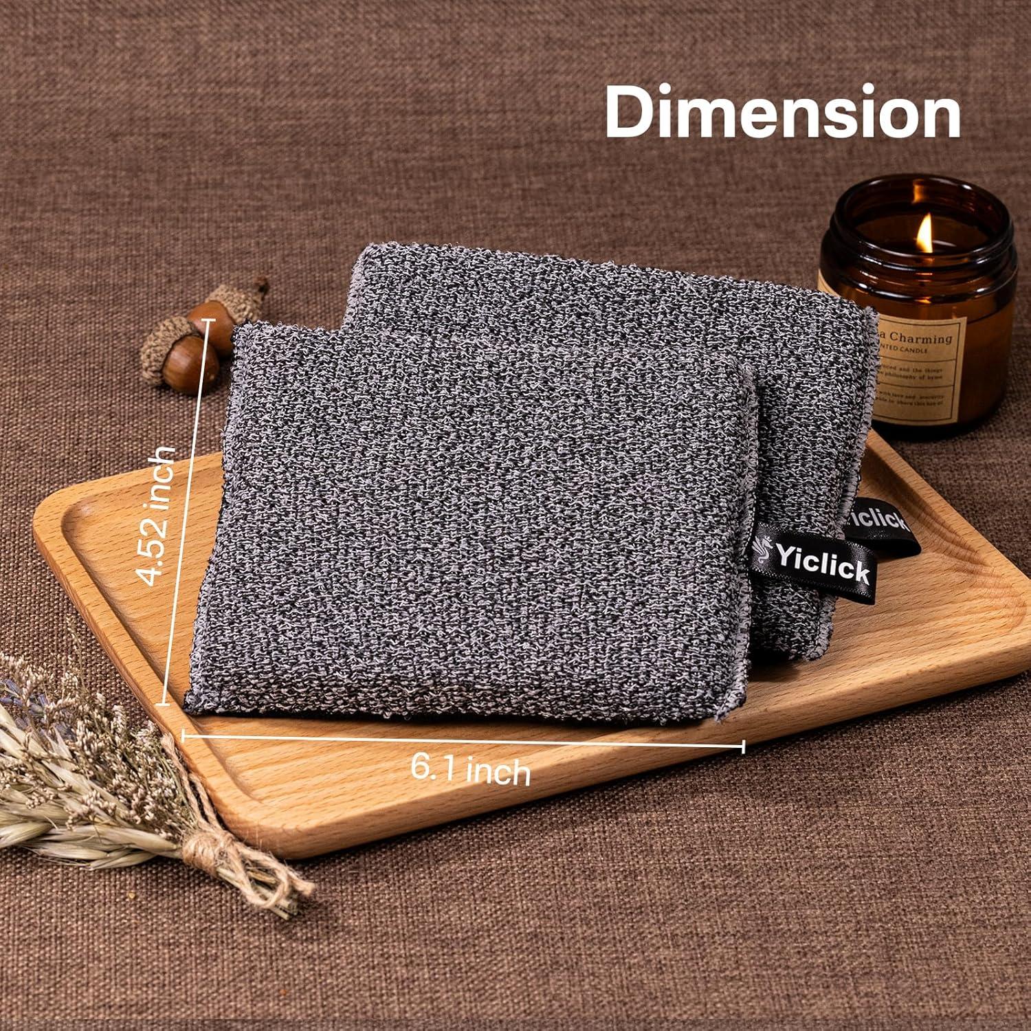 Esponja Exfoliante Corporal Yiclick con Mango - 2 Piezas