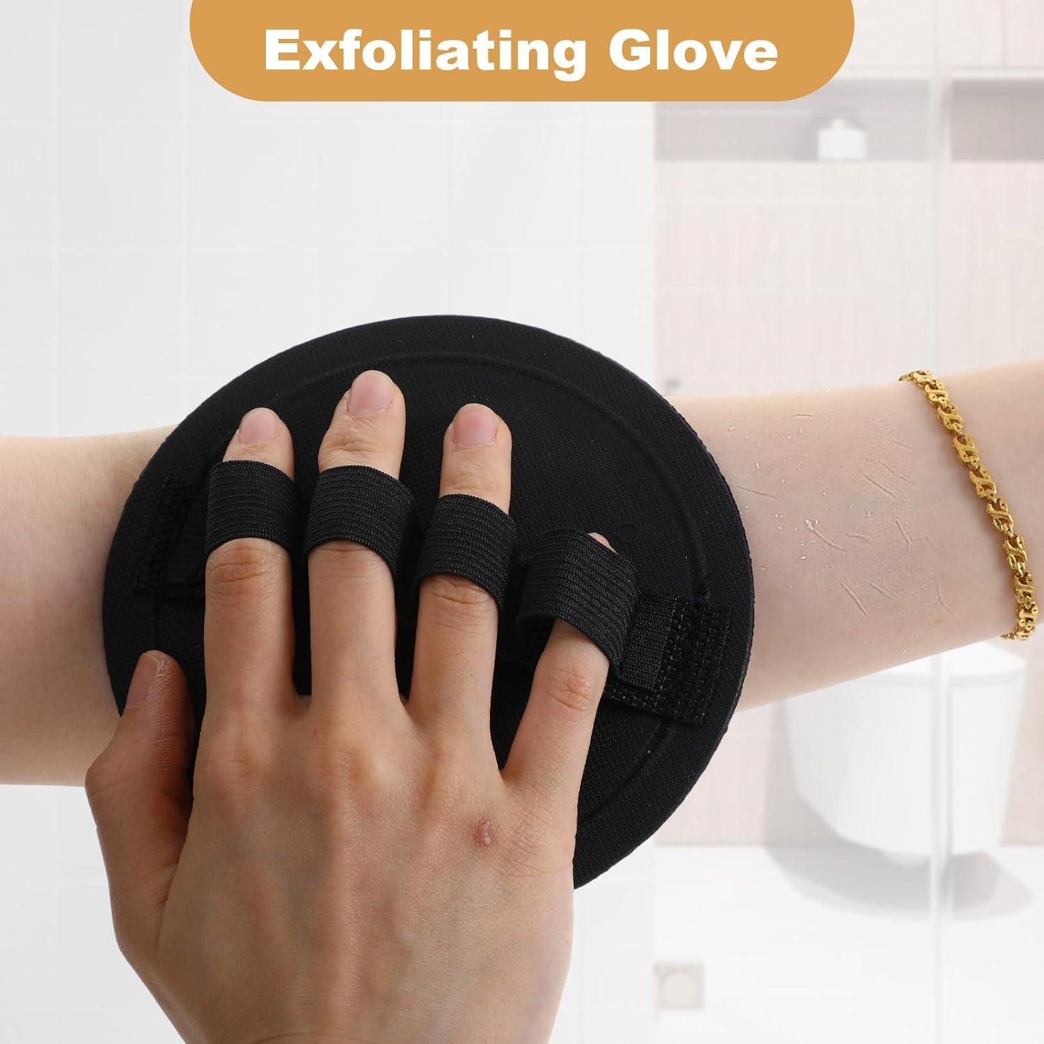 Herramienta Exfoliante Corporal Guduling - 4 Piezas, Negro