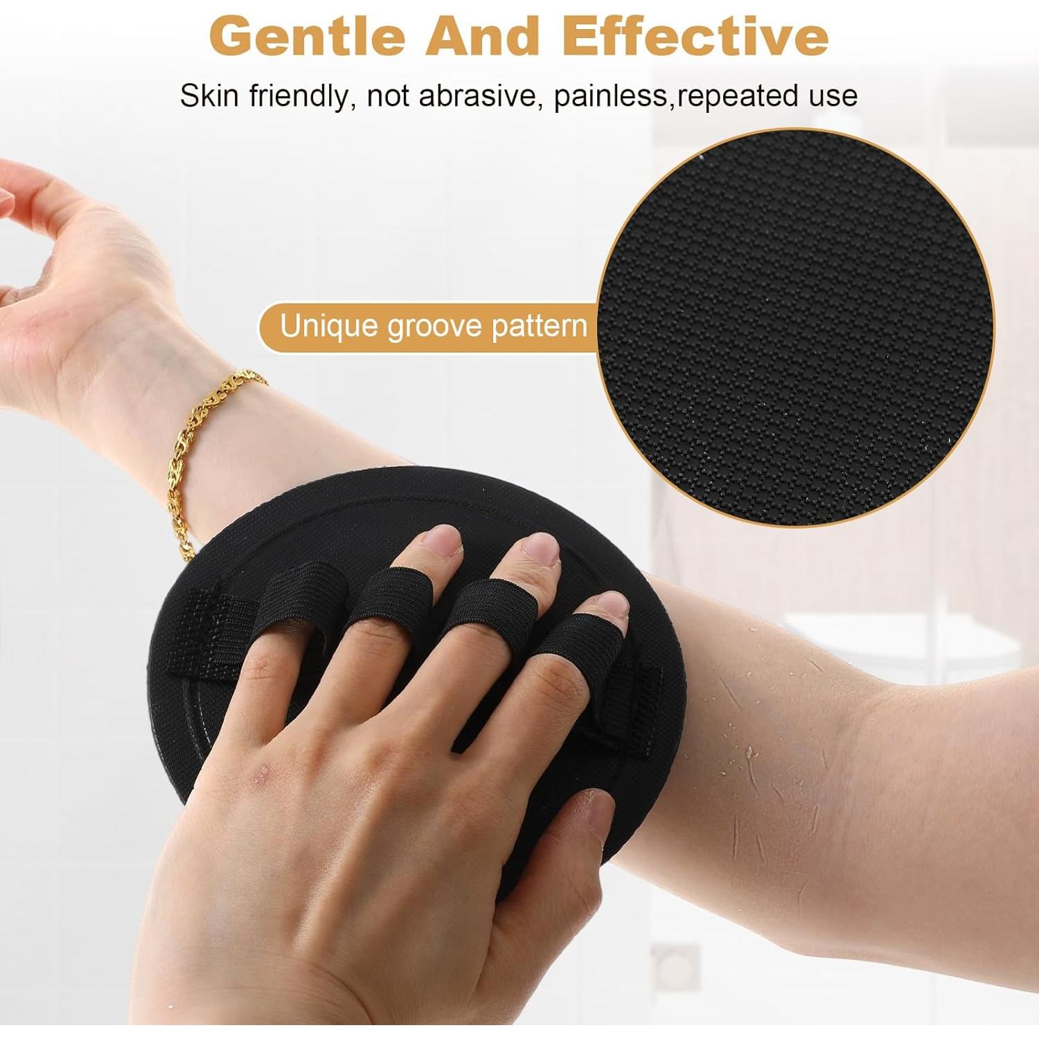 Herramienta Exfoliante Corporal Guduling - 4 Piezas, Negro